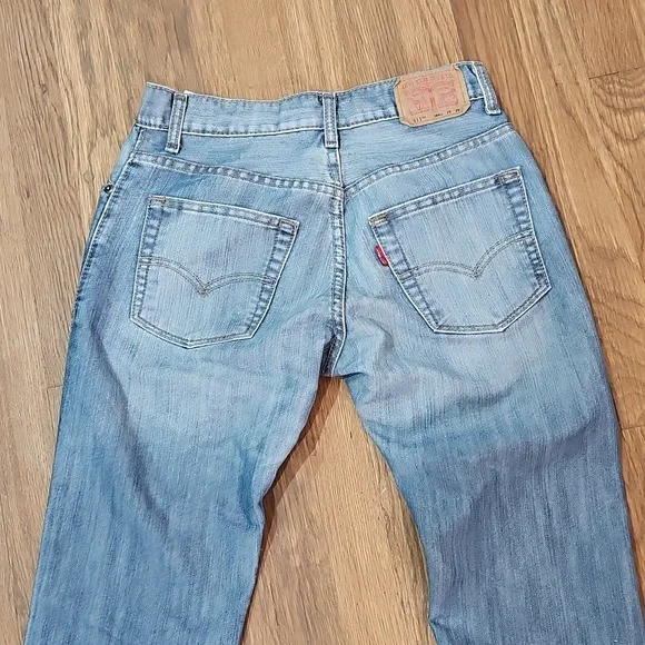 Levi's Light Blue Straight Jeans Sz 18 Sz 29 Vintage Soft - Picture 7 of 8